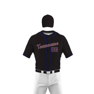 Uniformes de Béisbol Transpirables de Secado Rápido con Logotipo Personalizado, Uniforme de Béisbol Ligero de Poliéster para Adultos, MOQ Bajo, Talla Personalizada - Product Image 5