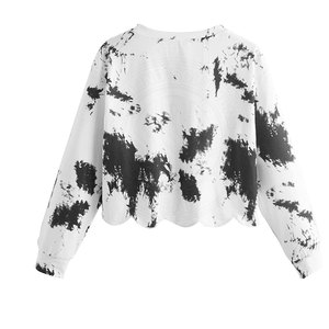 เสื้อสเวตเตอร์สำหรับผู้หญิงใส่สบายใส่ได้ทุกวันผ้าคอตตอนผสมสำหรับเสื้อผ้าลำลองสมัยใหม่ - Product Image 2
