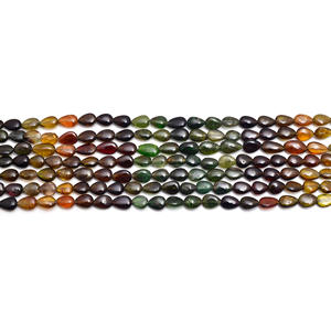 Handmade Natural Multi Tourmaline Smooth Pear Shape Gemstone Beads 8 Inches Strand Use Making <b>Bracelet</b> Jewelry Necklace - Product Image 3