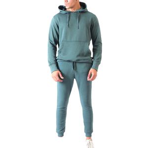 Ensemble de survêtement en molleton d'hiver en coton de haute qualité unisexe, vente en gros, jogging, logo personnalisé, sweat-shirt à capuche, pantalon, tailles grandes disponibles - Product Image 1