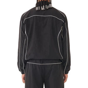 Conjunto Deportivo de 2 Piezas, Diseño 2026, con Ribete Blanco, Transpirable, Tallas Grandes, Estampado Invernal, Ligero, con Bolsillos con Cremallera, Cortavientos - Product Image 4