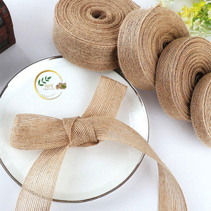 Rustic Style Jute <b>Gift</b> <b>Wrap</b> Fabric – Handmade Natural Fiber Cloth for <b>Wedding</b> and Event <b>Gift</b> Decoration - Product Image 2