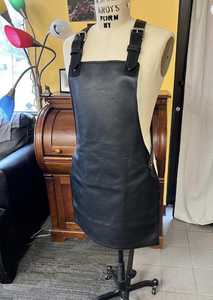 Tablier en cuir robuste pour soudeur, atelier de forgerie, protection durable, commandes en gros personnalisées OEM LPN-0325 - Product Image 5