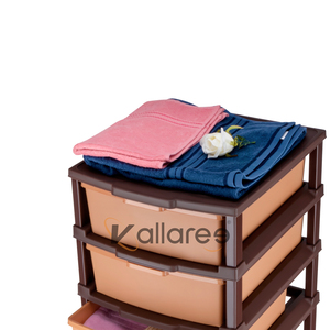 Organizador de Cajones de Plástico de 5 Niveles, Apilable, para Hogar, Oficina, Zapatos, Baño, Armario, Cocina, Multifuncional, Ahorra Espacio - Product Image 3