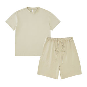 Ensemble de survêtements décontractés pour hommes, coupe ample, avec short personnalisé, idéal pour l'été – Vente en gros - Product Image 3