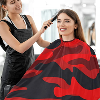 Capes de barbier imperméables en polyester - Impression par sublimation sur mesure, couleur, logo et taille personnalisables, emballage personnalisé, MOQ 30