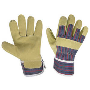 Guantes de Trabajo de Cuero Vacuno a Precio de Mayoreo, Duraderos y Cómodos, Guantes de Seguridad para Trabajo Pesado - Product Image 1