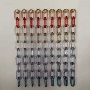 โซ่เรซิ่นแบบกำหนดเองเป็นมิตรกับสิ่งแวดล้อม ขนาดใหญ่ หลายสี ตกแต่งผนังด้วยมือ สำหรับตกแต่งบ้าน - Product Image 1