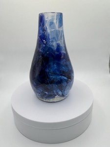 แจกันเรซิ่น Ocean Time Midnight Tide สีฟ้า งานแฮนด์เมด ตกแต่งสไตล์ชายฝั่ง - Product Image 2