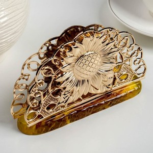 Porte-serviettes en résine époxy colorée, utilisation à domicile ou au restaurant, support de table élégant, résine de qualité supérieure, décoration de table, style méditerranéen - Product Image 1
