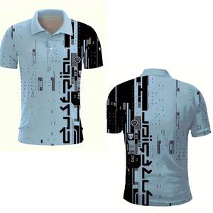 Polo en coton personnalisé avec logo pour hommes, polo classique en gros, polo à manches courtes de haute qualité - Product Image 4