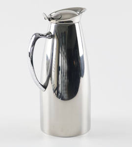 Jarra de agua elegante de metal martillado con tapa a juego, contenedor de acero inoxidable para servir bebidas, para el hogar, restaurante, hotel, cocina - Product Image 6