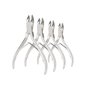 Coupe-cuticules professionnel de luxe 7 en 1 en acier inoxydable, lames électriques affûtées, emballage en boîte, soin des ongles précis - Product Image 1