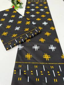 Libya Inspired African Wax Print Cotton Fabric for Women Fashion Apparel and Craft Sewing with Vibrant Patterns - Product Image 2