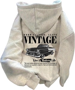 Sudadera con Capucha Extra Grande Informal de Fibra de Bambú Estampada en Algodón, Unisex, Ligera, Transpirable, Suave, para Uso Diario, a la Moda - Product Image 6