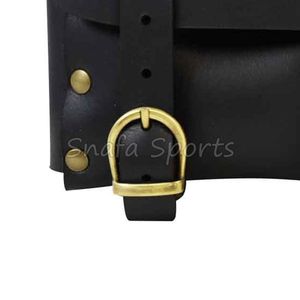 Sac banane vintage multifonctionnel en cuir de vachette véritable pour homme, avec fermeture éclair, pour le travail en extérieur, étanche, en PU, sacoche de téléphone suspendue, transfrontalier - Product Image 4