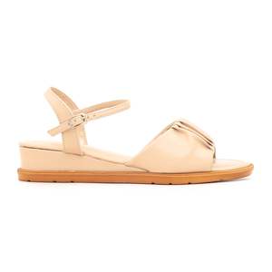 Sandalia formal de tacón beige - Product Image 3