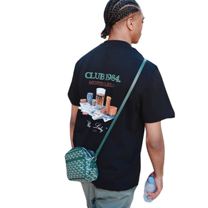 Camiseta Gráfica Estampada para Hombre, Corte Regular, Logotipo Personalizado, Algodón, Informal, Marca Privada, Proveedor Mayorista - Product Image 4