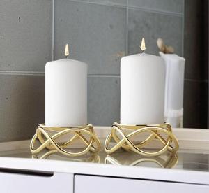 Golden Sunflower Candle Stand With Three <b>Tealight</b> <b>Holders</b> Brass Home Decoration Fancy Shape Durable - Product Image 1