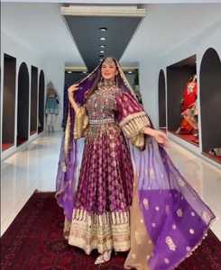 Vestidos de Novia Estilo Afgano con Cordones, de Primera Calidad, Precios al por Mayor, Transpirables, Hechos a Mano, para Fiestas - Product Image 4