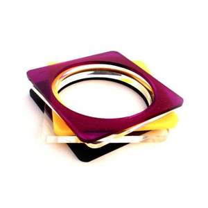 Bracelets en résine de qualité supérieure faits à la main, accessoires de bijouterie - Product Image 2