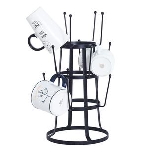 Stylish Steel <b>Kitchen</b> <b>Storage</b> Organizer Rack Stand Mug Tree Holder - Product Image 4