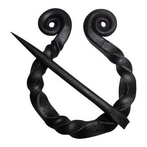 Bague unisexe artisanale en acier inoxydable plaqué platine, design torsadé forgé en fer forgé style Viking, idéale pour les fêtes - Grande Vente - Product Image 3
