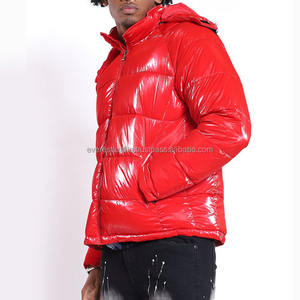 Custom Winter Fashion <b>Men's</b> Eco-Friendly Windproof Puffer <b>Jacket</b> with Stand Collar Warm & Comfortable - Product Image 4