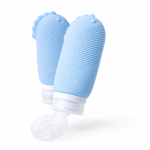 Botella de Viaje de Silicona Suave de 60 ml Personalizada con Tapa Abatible para Champú, Loción, Gel de Ducha, Fabricante de Vietnam - Product Image 3