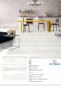 Carreaux de marbre céramique gris 60x60cm disponibles en stock pour sol et mur Carreaux de sol en porcelaine émaillée - Product Image 3