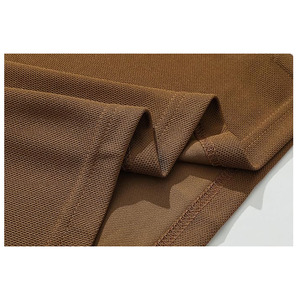 เสื้อโปโลสีน้ำตาลผู้ชายพร้อมโลโก้สั่งทำ – ผ้าฝ้ายระบายอากาศ แขนสั้น สวมใส่สบาย ขายส่ง ผู้ผลิต OEM - Product Image 2