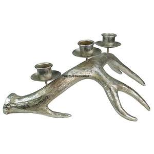 Porte-bougie de Noël moderne en métal de haute qualité, élégant récipient à bougie et lanterne pour la décoration de la maison - Product Image 3