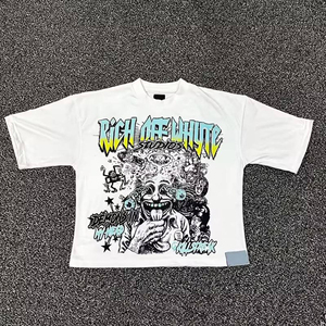 Camiseta de Hombre de Corte Regular, Tejida, 100% Algodón, Lisa, de Secado Rápido, Transpirable, Manga Corta, para Gimnasio y Entrenamiento, Cómoda - Product Image 3