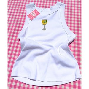 เสื้อแขนกุดผ้าฝ้ายสีขาวลายดอกไม้พิมพ์ลาย MS Handicraft รุ่น Ms-wc-001 - Product Image 2