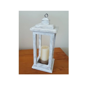 Farol de Madera para Velas, Decoración Rústica para un Ambiente Acogedor en el Hogar, Comedor, Repisa de Chimenea y Celebraciones Festivas - Product Image 4