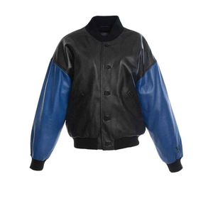 Outdoor Use Plus Size Custom Logo Leather Tracksuits For <b>Men</b> Latest Style Durable Material <b>Men</b> Leather Tracksuit - Product Image 6