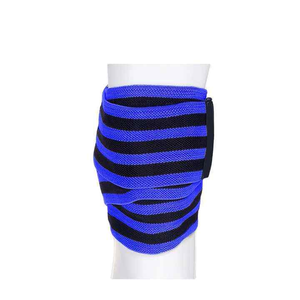 Squat Knee Wraps Men Women Gym Compression Support Joint Stability Performance <b>Training</b> OEM Supplier - Product Image 6