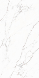Baldosa de Porcelana Delphine con Aspecto de Mármol Blanco, Moderna, Antibacteriana, Brillante, de 600x1200 mm, para Suelos de Villas, Salas, Baños y Salones - Product Image 3