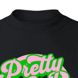 เสื้อสเวตเชิ้ตคอกลมพิมพ์ลายกราฟิก Black Pretty Girl Vibes แขนยาว ปลายแขนจั๊มพ์ ผ้าฟลีซลำลองสำหรับผู้หญิง สวมใส่ได้ทุกวัน สไตล์สตรีท - Product Image 2