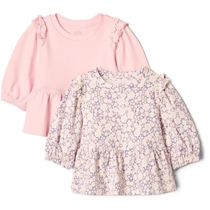 Survêtement bébé 100% coton, 160 g/m², tricoté, couleur unie, coloré, col rond, col en V imprimé, décontracté, fournisseur du Bangladesh. - Product Image 4