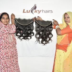 Producto 100% de Alta Calidad, Cabello Humano HD 13*6 Frontal Bodywave, Precio al por Mayor, Extensiones Indias Crudas sin Procesar con Cutícula Alineada - Product Image 2