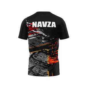 เสื้อยืดผู้ชายผ้าเจอร์ซีย์โพลีเอสเตอร์คอตตอนพิมพ์ลาย - Product Image 2