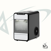 Machine à glaçons électrique Sudex TTIM-G02 120W, capacité de 25 kg/jour, acier inoxydable, commande tactile numérique, usage hôtelier et commercial