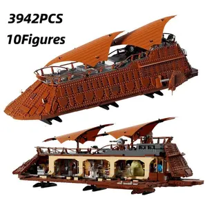 3942 piezas, modelo de ensamblaje de rompecabezas de la batalla estelar del Barco de Vela de Jabba en el Abisalón de Sarlacc, 75397, bloques de construcción para adultos y niños, regalos de cumpleaños - Product Image 1