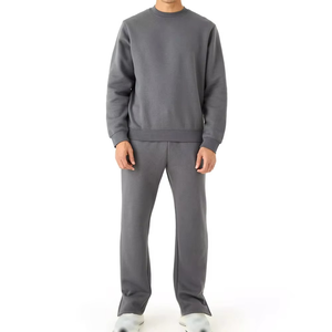 Ensemble de survêtement respirant en molleton technique coupe classique pour homme avec logo personnalisé – Collection Hiver – Marque privée - Product Image 1