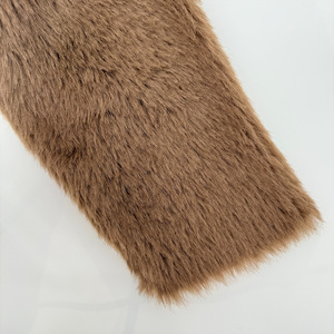 Suéter de invierno informal personalizable OEM para mujer, Jersey de punto cálido de manga larga de Jacquard borroso a la moda para mujer - Product Image 4