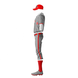 Premium <b>baseball</b> jersey <b>set</b> created with lightweight fabric ensuring freedom of motion and lasting strength - Product Image 3