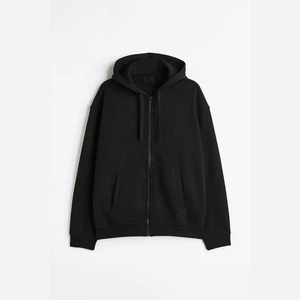 Sweat-shirts à capuche zippés pour hommes, 100% coton, personnalisables avec logo brodé ou imprimé, unisexes, de haute qualité, en molleton de coton - Product Image 1