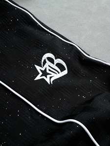 Ensemble survêtement streetwear personnalisé unisexe grande taille, veste et pantalon d'hiver légers avec motif ciel étoilé - Product Image 4