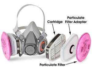 Filtro de Partículas 2097 Aprobado por NIOSH, Hecho en EE. UU., para Entornos con Partículas a Base de Aceite y No a Base de Aceite - Product Image 6